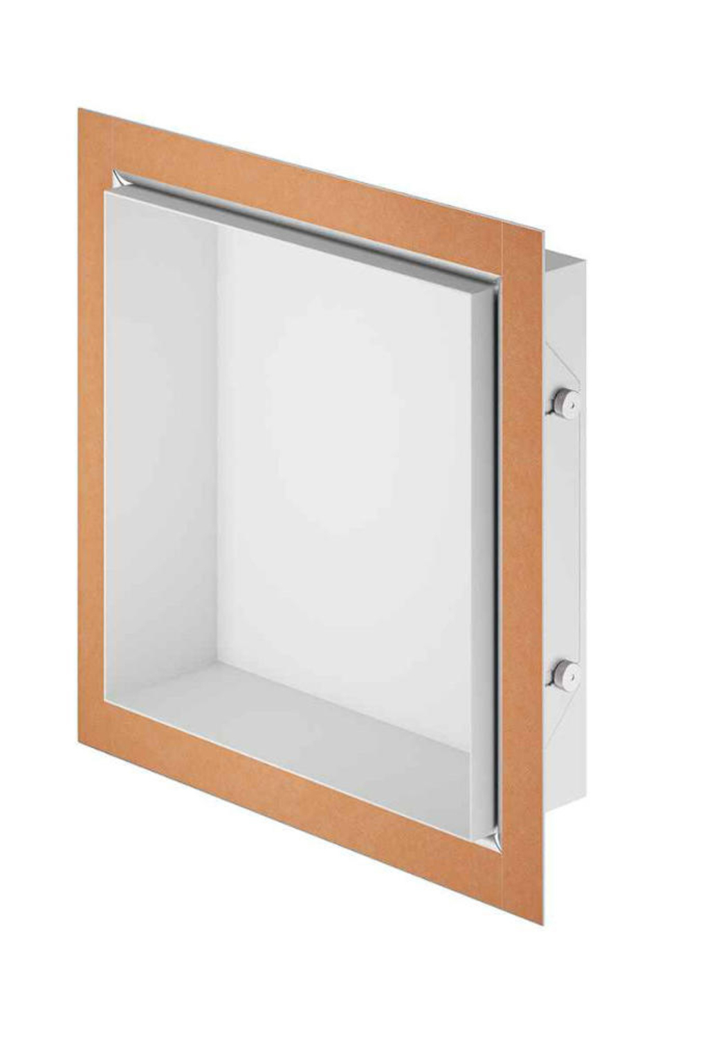 Schlüter Systems DESIGN-NICHE Nische Rahmen höhenverstellbar 3-55mm 30x30 MBW - Brillantweiß matt DN1MBW