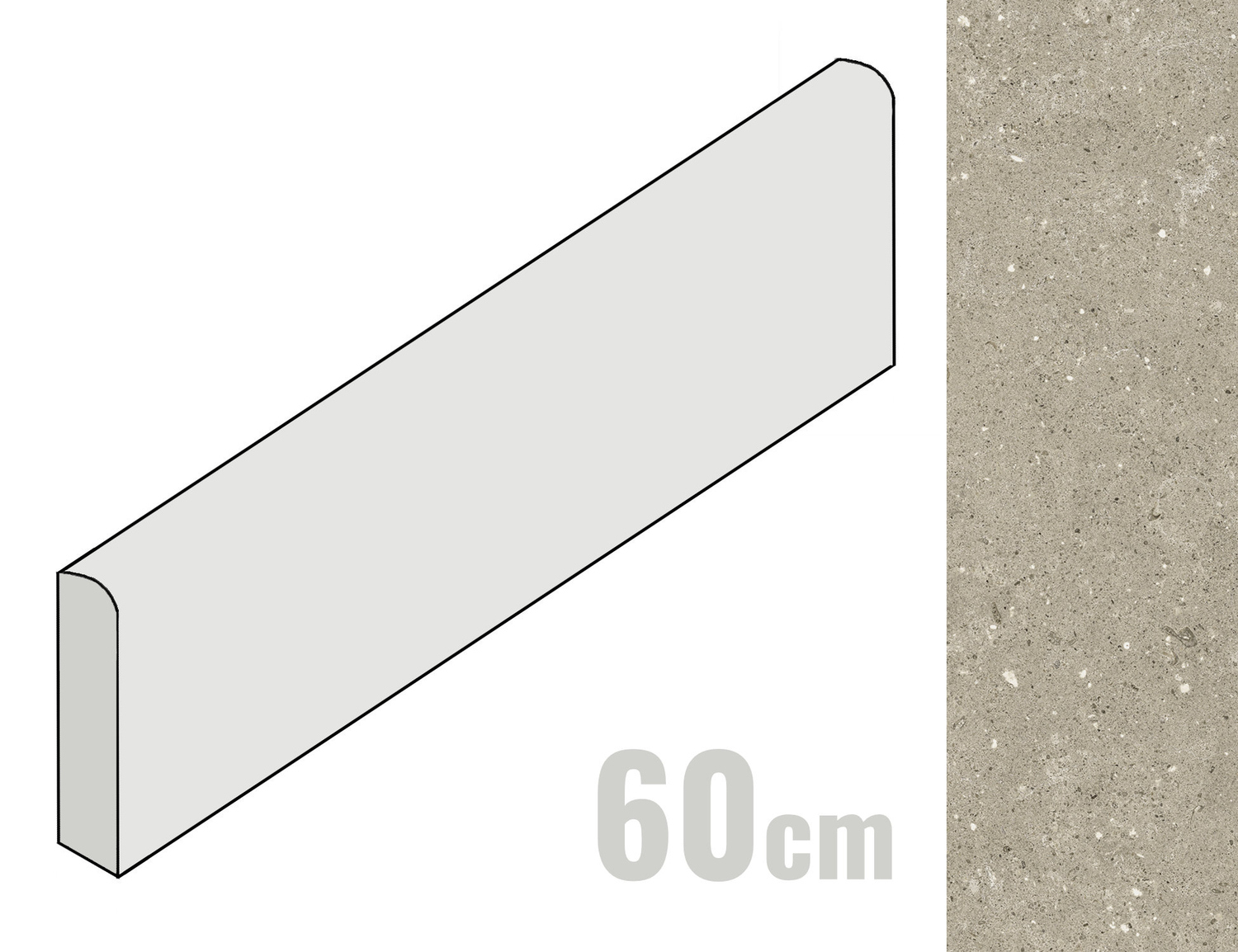 Del Conca Wild Sockel 7.5x60 Greige G0WD11R60