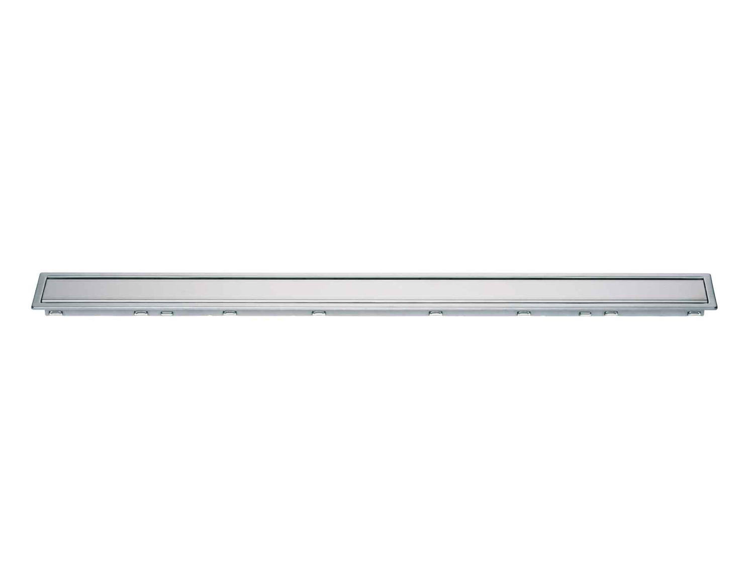 Schlüter Systems KERDI-LINE-A Rost-Rahmenkombination Aufnahmerahmen mit Designabdeckung 100cm H=19mm - Design Solid EB - Edelstahl gebürstet