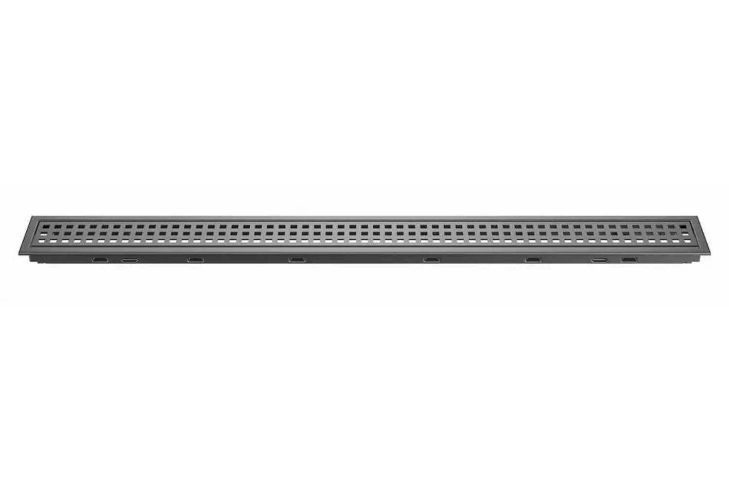 Schlüter Systems KERDI-LINE-B Rost-Rahmenkombination Aufnahmerahmen mit Designabdeckung 100cm H=19mm - Design Square TSDA - Strukturbeschichtet