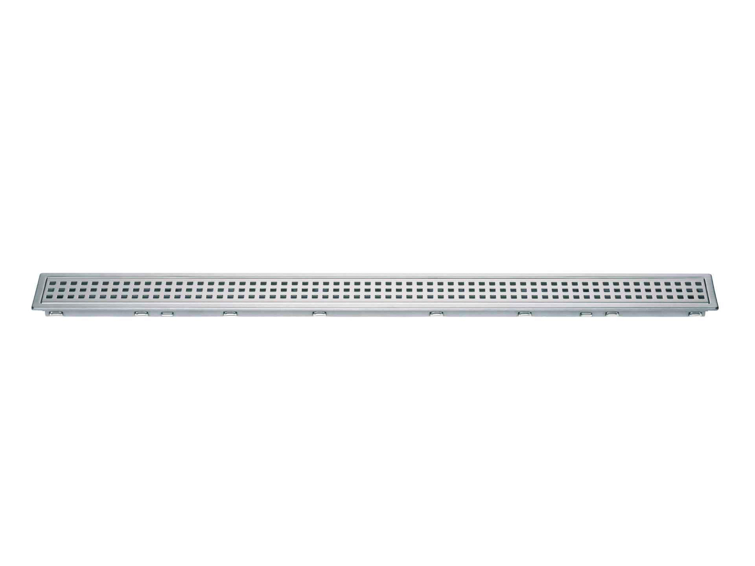Schlüter Systems KERDI-LINE-B Rost-Rahmenkombination Aufnahmerahmen mit Designabdeckung 50cm H=19mm - Design Square EB - Edelstahl gebürstet KLB19EB50
