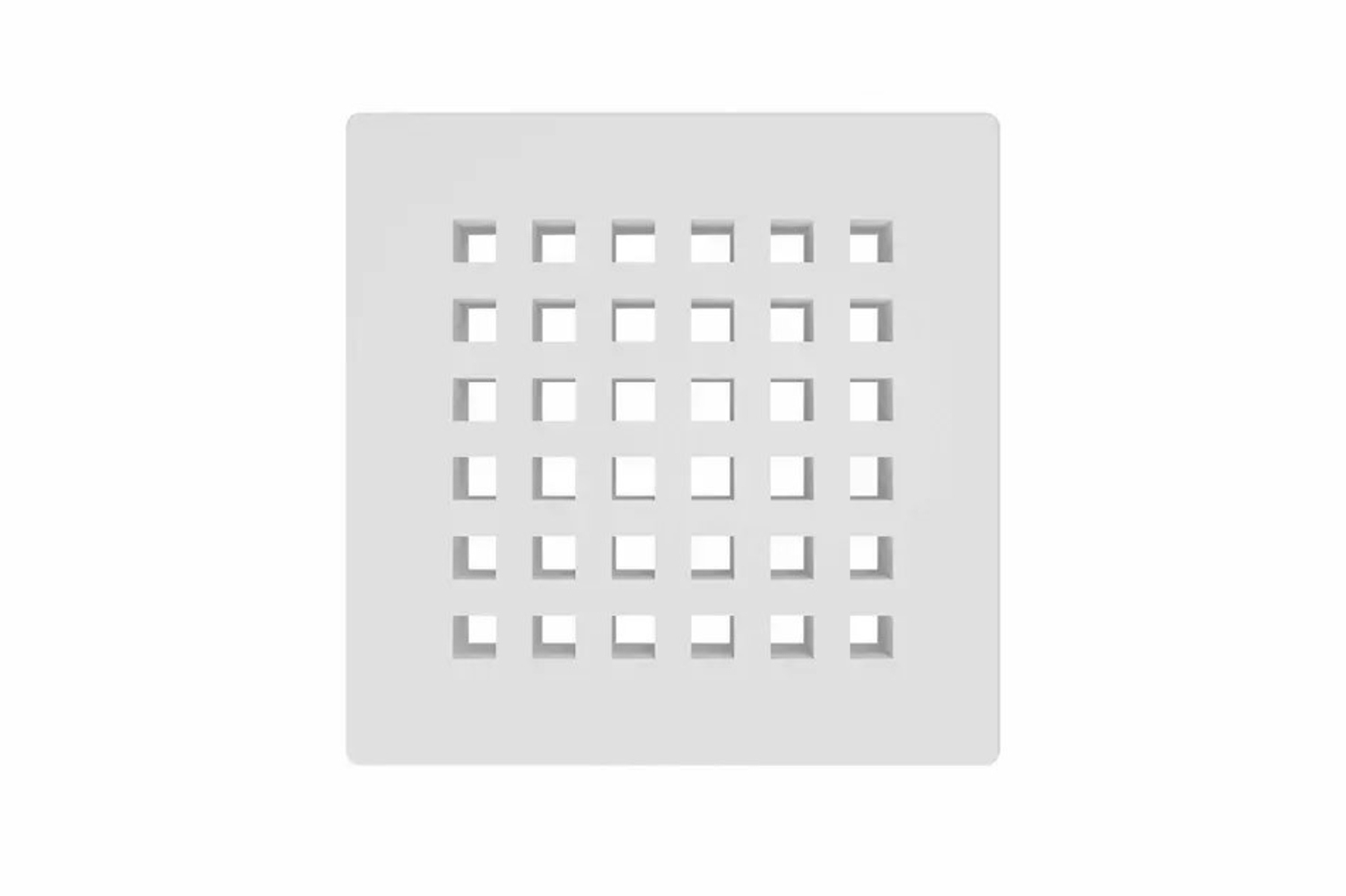 Schlüter Systems KERDI-DRAIN-RO Austauschbarer Entwässerungsrost Square 10x10cm MBW - Brillantweiß matt KDGR10MBWD3