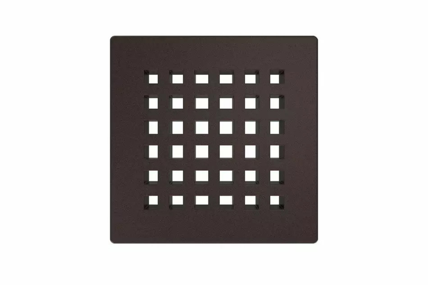 Schlüter Systems KERDI-DRAIN-RO Austauschbarer Entwässerungsrost Square 10x10cm TSOB - Strukturbeschichtet Bronze KDGR10TSOBD3