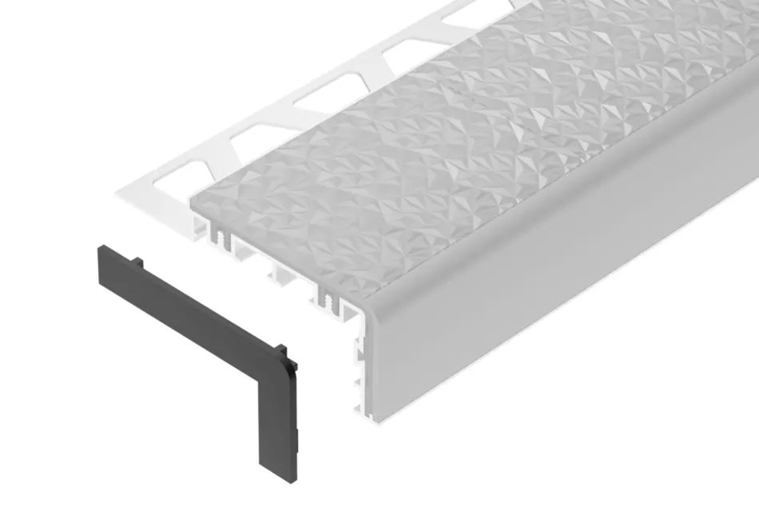 Schlüter Systems TREP-V 60/EK Endkappe FG - Fugengrau E/TV60FG