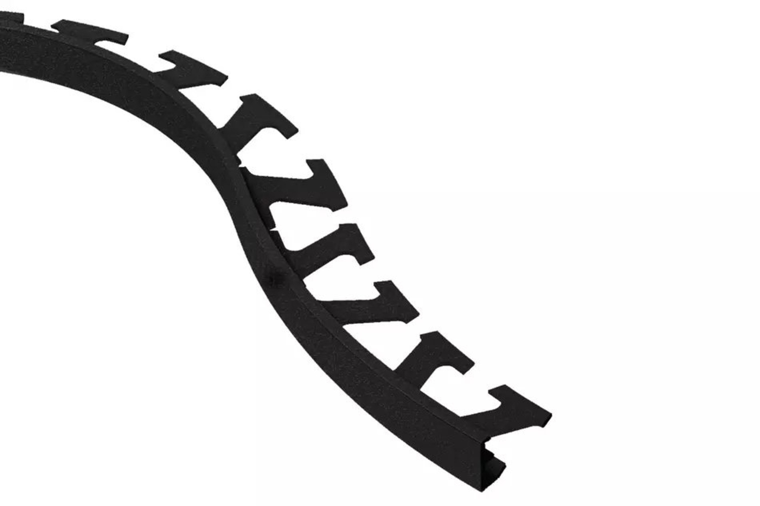 Schlüter Systems SCHIENE-AC Abschlussprofil Radiusstanzung GS - Graphitschwarz R/A30GS