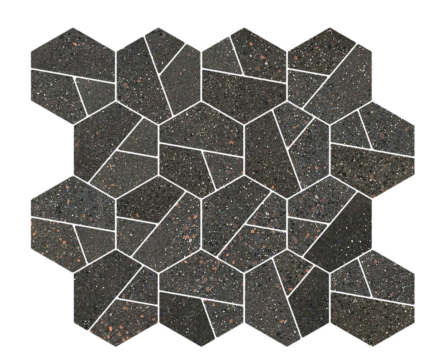 Fioranese I Cocci Wandfliese Hydro Exa 30x30 Grafite IC7MS2R