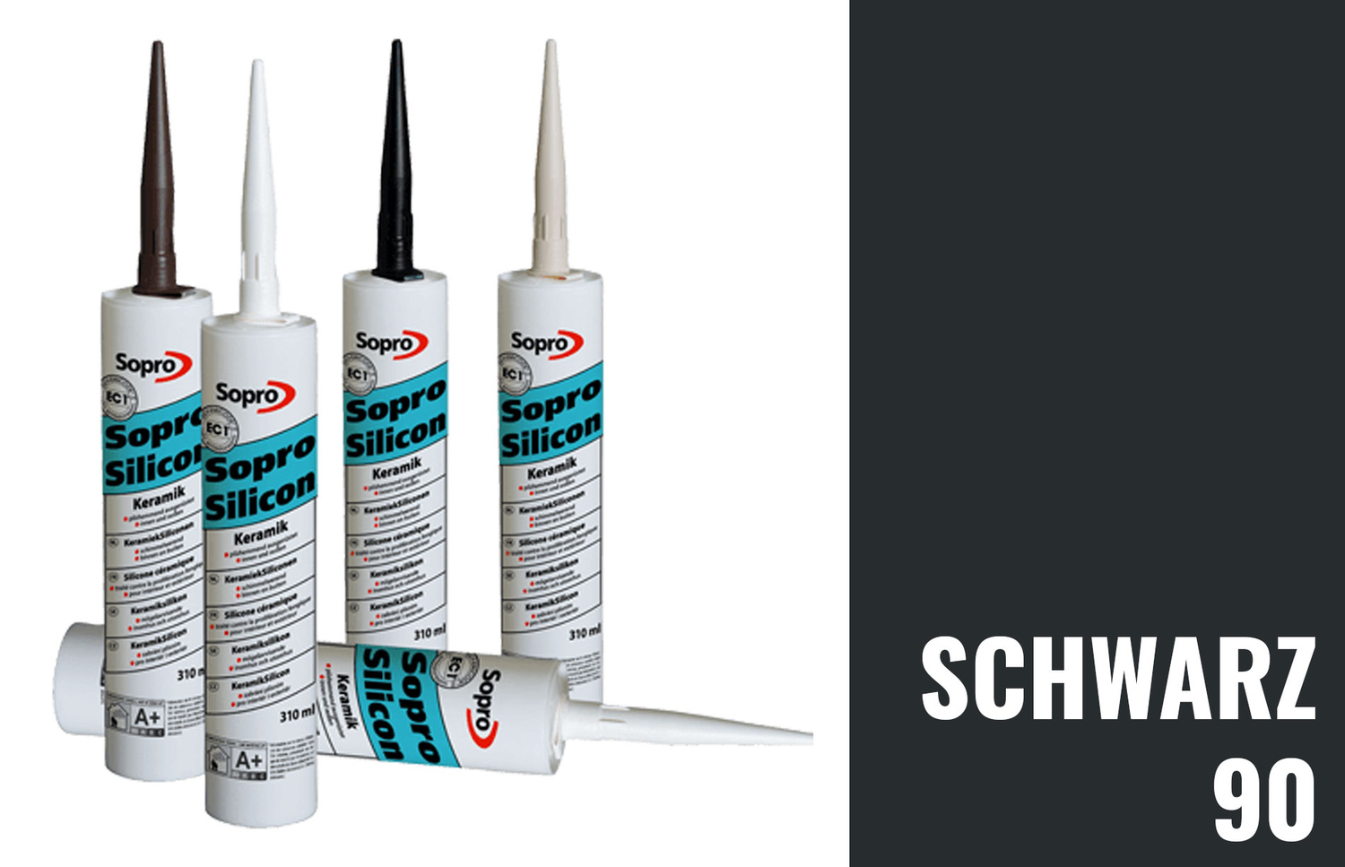 Sopro Bauchemie Silicon KeramikSilicon Schwarz 90 6HW5609043 (886-71)