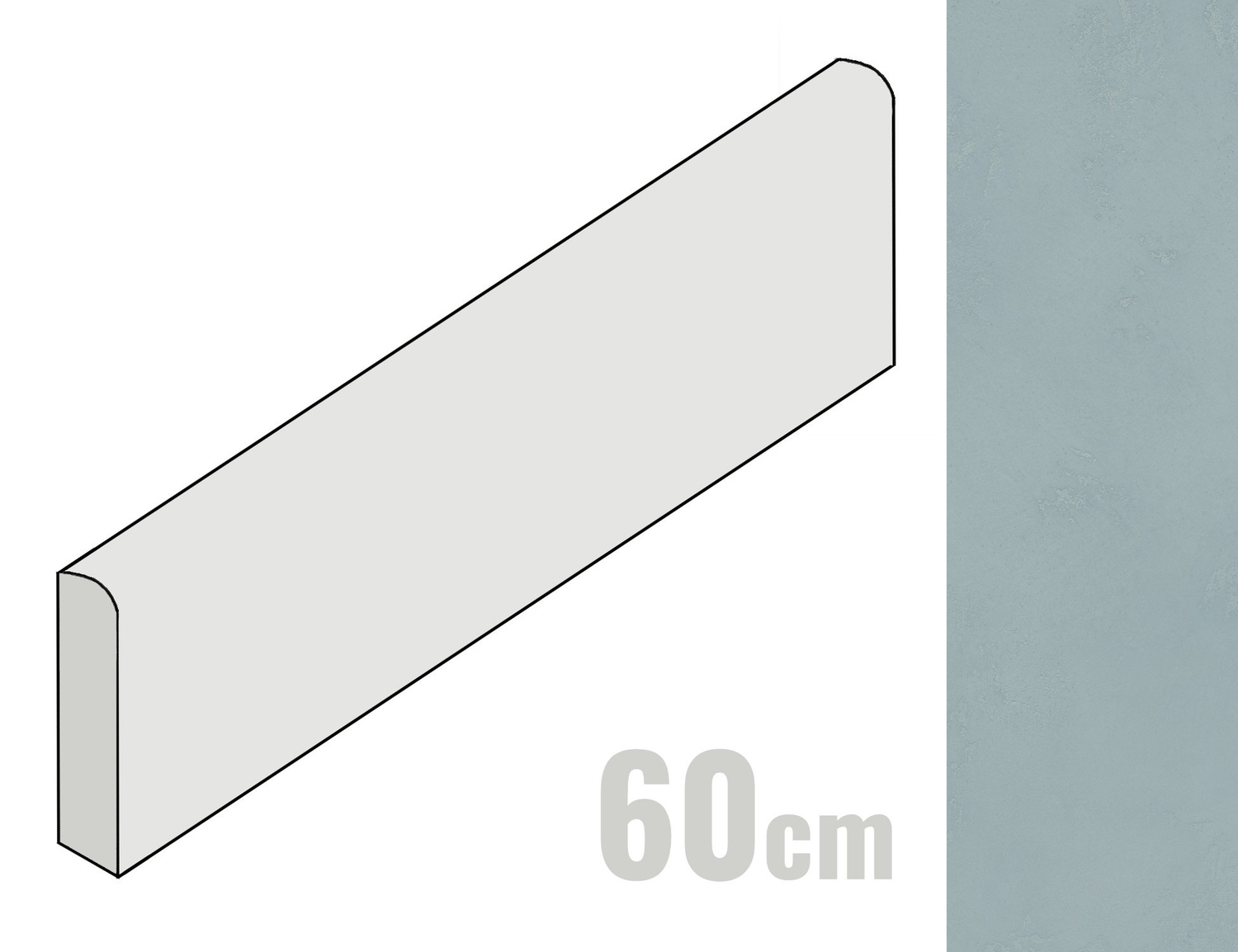Sant Agostino Iki Sockel 7.3x60 Sky CSABIKSY60