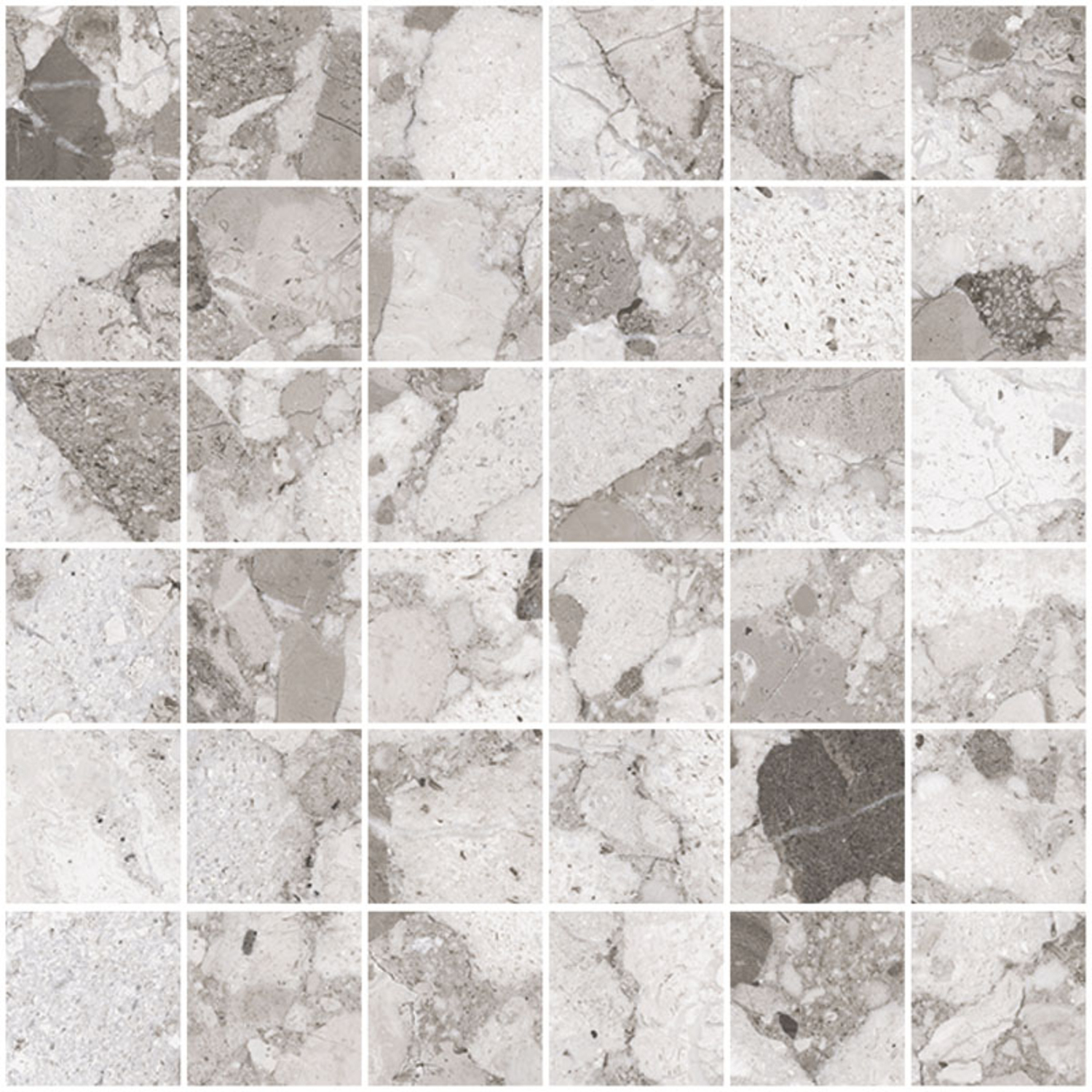 Sant Agostino Venistone Mosaik 5x5 30x30 Grey CSAMVEYK30