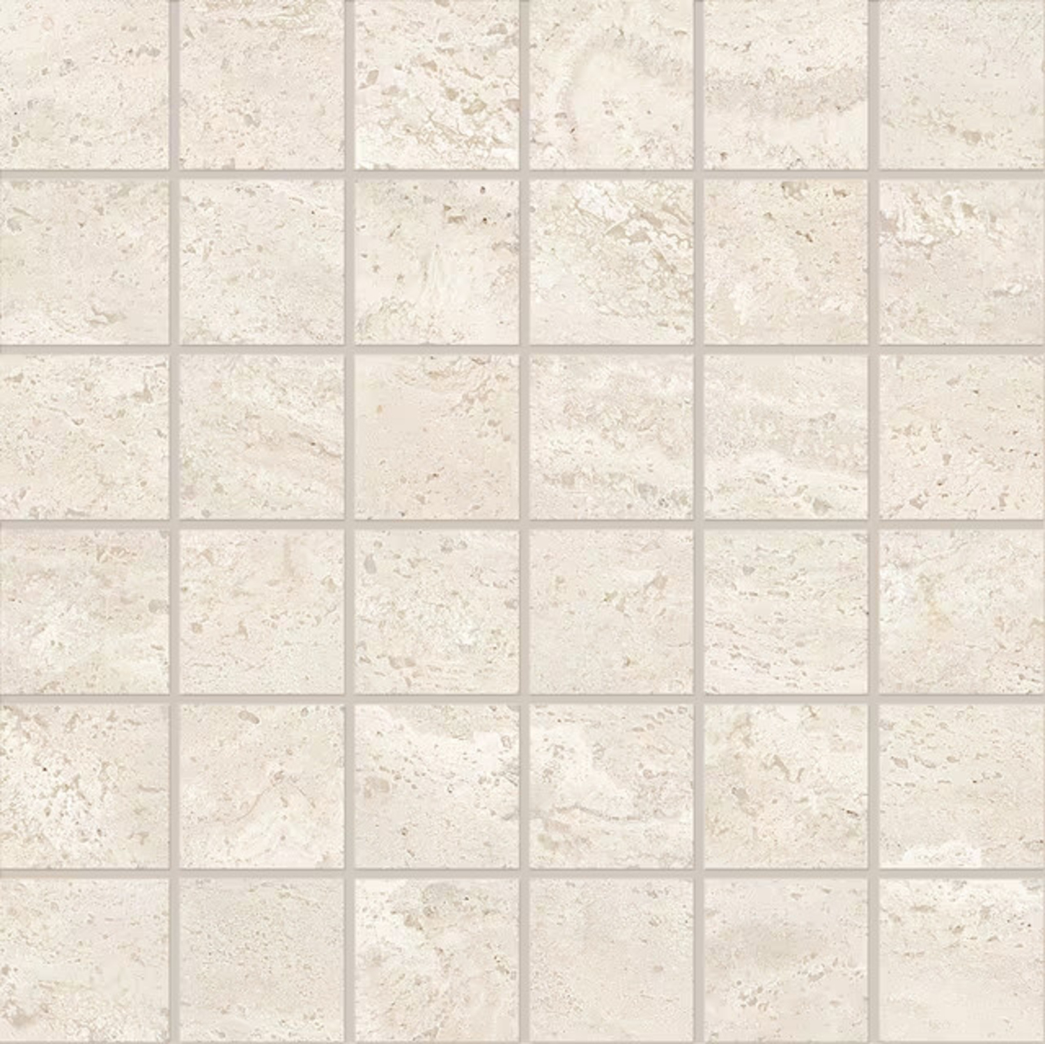 Emilceramica Dualtravertine Mosaik Aperto 5x5 30x30 White ENTH