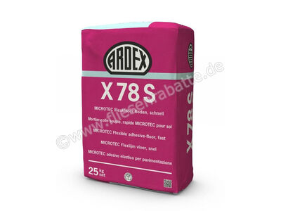Ardex X 78 S MICROTEC Flexkleber, Boden, schnell schnell 25 kg Papiersack grau 54067 | 1