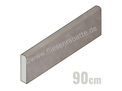 Margres Tool grey 8x90 cm Sockel matt eben NR 89TL4NR | 1