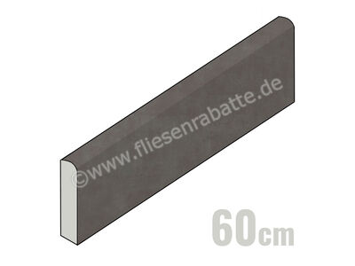 Keraben Living Negro 8x60 cm Sockel matt eben naturale GDHRQ10K | 1