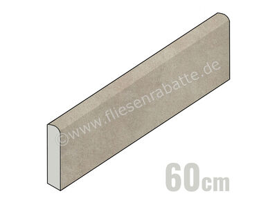 Margres Slabstone Tortora 8x60 cm Sockel naturale eben NR 86SL3RODNR | 1