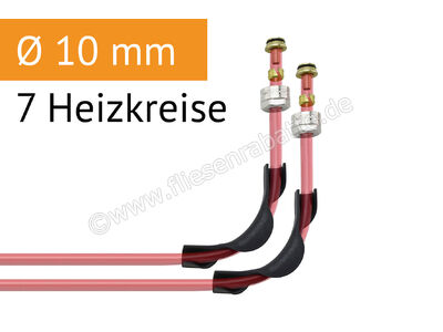 Schlüter Systems BEKOTEC-THERM-HV/AS Verteileranschluss-Set 10 mm für 7 Heizkreise BTHV7AS10 | 1
