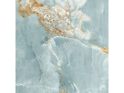 Imola Ceramica The Room onyx aqua blue gold BLU AQ 120x120 cm Bodenfliese / Wandfliese Stärke: 6,5 mm matt eben naturale BLU AQ6 120 RM | 1