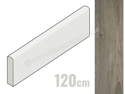 ceramicvision Wildeiche timber 7x120 cm Sockel matt eben CVECHB62K | 1