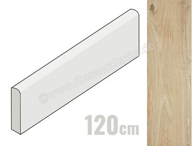 ceramicvision Wildeiche landhaus 7x120 cm Sockel matt eben CVECHB42K | 1