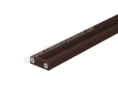 Schlüter Systems KERDI-LINE-VARIO COVE 26 Kürzbares Hohlkehl-Entwässerungsprofil Aluminium TSOB - alu strukturbeschichtet bronze KLVRD9TSOB180 | 1