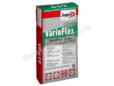 Sopro Bauchemie Varioflex Silver Flexkleber für Großformat 25 kg Sack silbergrau 419-25 | 1