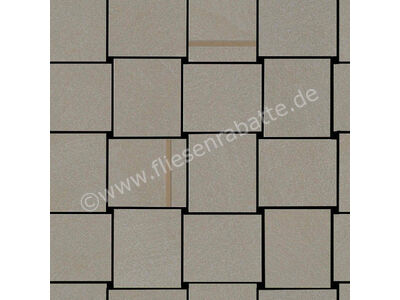 Marazzi Apparel Mud 30x30 cm Mosaik Mosaico Intreccio Matt Eben Naturale M358 | 1