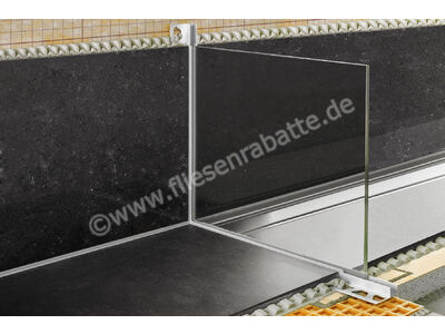 Schlüter Systems DECO-SG-AC Dekorprofil Aluminium Alu farbig beschichtet SG80BW12 | 1