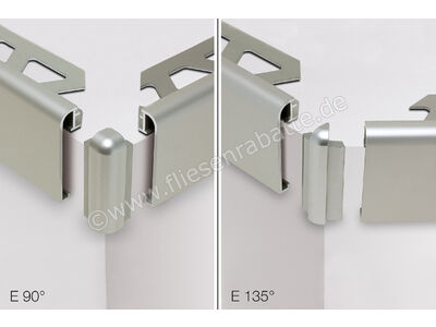 Schlüter Systems RONDEC-STEP Außenecke Aluminium Aluminium natur matt eloxiert E90RS100AE39 | 1