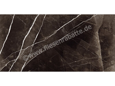 Marazzi Allmarble Calacatta Black 75x150 cm Bodenfliese / Wandfliese Glänzend Eben Lux MELC | 1