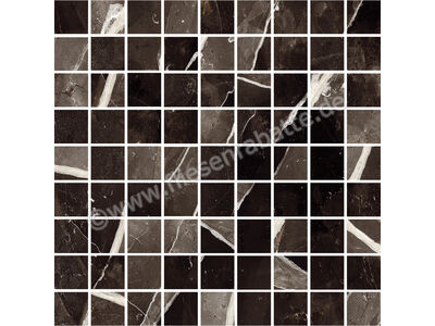 Marazzi Allmarble Calacatta Black 30x30 cm Mosaik Matt Eben Naturale MEZE | 1