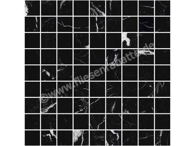 Marazzi Allmarble Elegant Black 30x30 cm Mosaik Glänzend Eben Lux M48W | 1