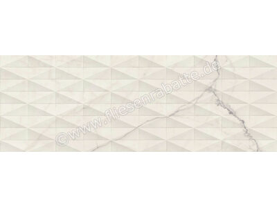 Marazzi Allmarble Wall Statuario 40x120 cm Wandfliese Struttura Pavé 3D Glänzend Strukturiert Lux M73S | 1
