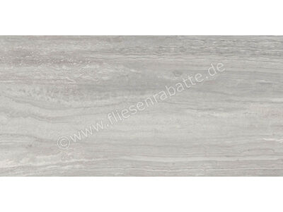 Marazzi MarblePlay Travertino Grigio 58x116 cm Bodenfliese / Wandfliese Glänzend Eben Lux M4L4 | 1