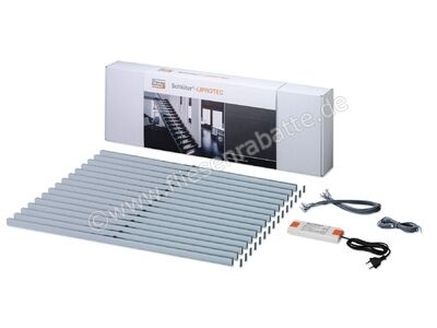 Schlüter Systems LIPROTEC-PB 15 Set für Treppenanlagen für 15 Stufen L=1,5 m Aluminium Alu natur matt eloxiert PB15S1AE/150 | 1
