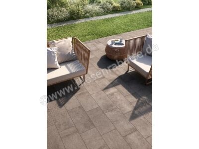Marazzi Pietra Occitana Antracite 30x60 cm Bodenfliese / Wandfliese Für Außenbereich Matt Strukturiert Naturale MH71 | 2