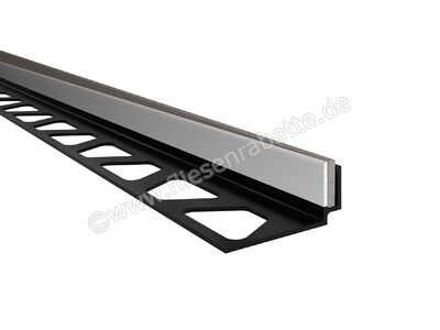 Schlüter Systems SHOWERPROFILE-S Gefällekeil Edelstahl V4A strukturbeschichtet steingrau SPSB125TSSG/160 | 2