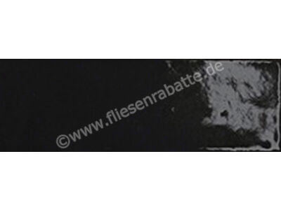 Emilceramica Sixty Nero Assoluto 5x15 cm Wandfliese Minibrick Lux Glänzend Strukturiert Lappato EL8A | 1