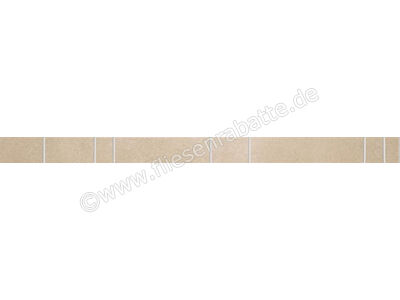 Agrob Buchtal Como sandbeige 4x60 cm Bordüre Block matt eben 282748 | 1