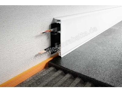 Schlüter Systems DESIGNBASE-CQ-AE Sockelprofilset Aluminium Aluminium natur matt eloxiert DBCQ60AE | 1