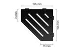 Schlüter Systems SHELF-E-S2 MGS - strukturbeschichtet graphitschwarz SES2D10MGS