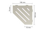 Schlüter Systems SHELF-E-S2 TSC - strukturbeschichtet creme SES2D10TSC