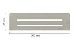 Schlüter Systems SHELF-N-S1 TSSG - strukturbeschichtet steingrau SNS1D10TSSG