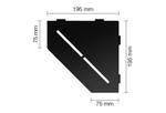 Schlüter Systems SHELF-E-S2 MGS - strukturbeschichtet graphitschwarz SES2D7MGS