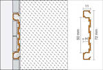 Schlüter Systems QUADEC-FS Dekorprofil Aluminium Aluminium titan matt eloxiert QF8/50AT | 2
