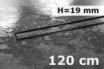 Schlüter Systems KERDI-LINE-C MGS - edelstahl 4VA beschichtet graphitschwarz Rinnenabdeckung für Duschrinne