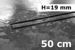 Schlüter Systems KERDI-LINE-C MGS - edelstahl 4VA beschichtet graphitschwarz Rinnenabdeckung für Duschrinne