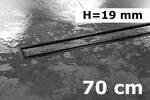 Schlüter Systems KERDI-LINE-C MGS - edelstahl 4VA beschichtet graphitschwarz Rinnenabdeckung für Duschrinne