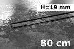 Schlüter Systems KERDI-LINE-C MGS - edelstahl 4VA beschichtet graphitschwarz Rinnenabdeckung für Duschrinne