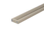 Schlüter Systems KERDI-LINE-VARIO COVE 26 Kürzbares Hohlkehl-Entwässerungsprofil Aluminium TSC - alu strukturbeschichtet creme KLVRD9TSC180 | 1