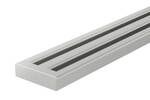 Schlüter Systems KERDI-LINE-VARIO WAVE 42 EB - edelstahl gebürstet Kürzbares W-förmiges Entwässerungsprofil