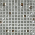 Jasba Amano Mittelgrau-Metallic-Mix 2x2cm Mosaik